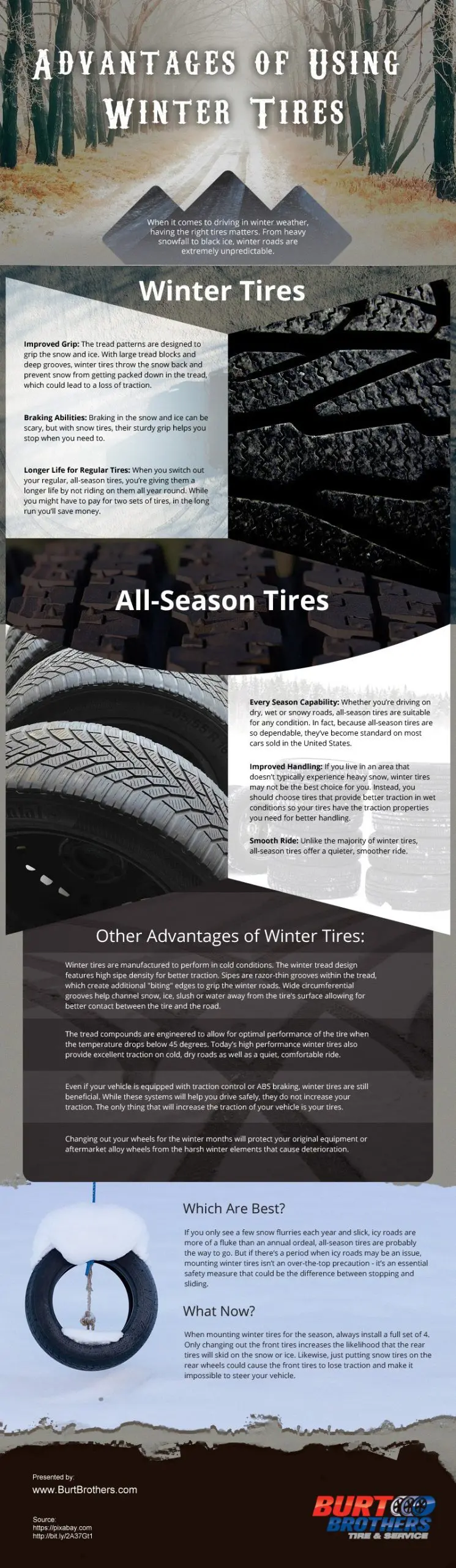 Advantages-of-Using-Winter-Tires Infographic