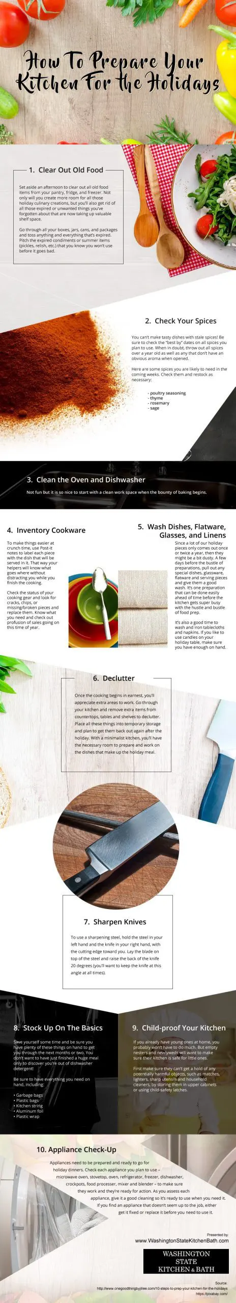 How-To-Prepare-Your-Kitchen-For-the-Holidays Infographic