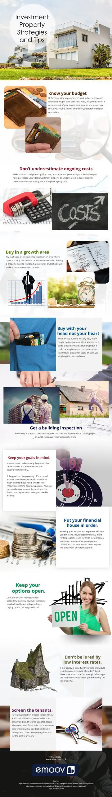Investment-Property-Strategies-and-Tips Infographic