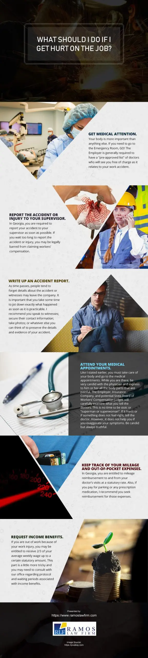 What-should-I-do-if-I-get-hurt-on-the-job Infographic