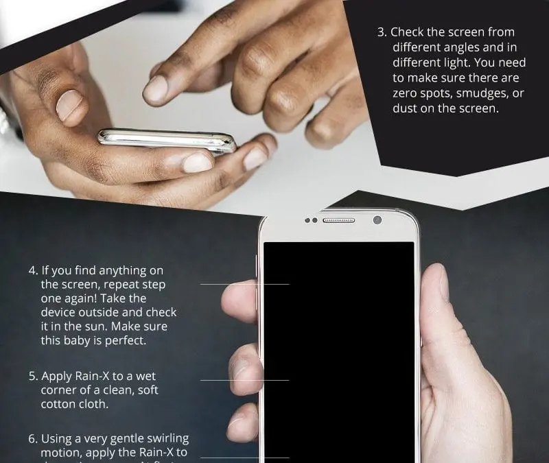 How to Clean Your Phone Screen
