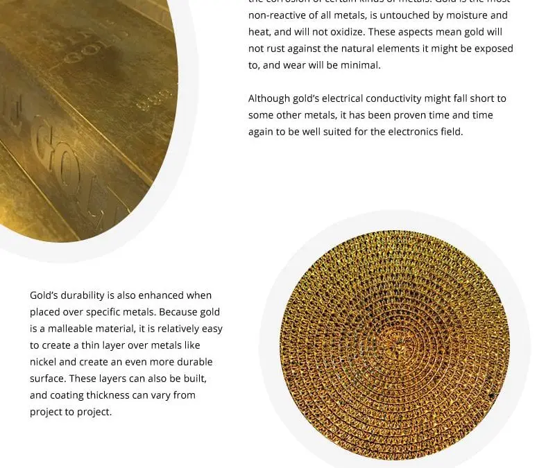 The Benefits of Gold Plating