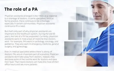 The Importance of Physician Assistants for American Healthcare