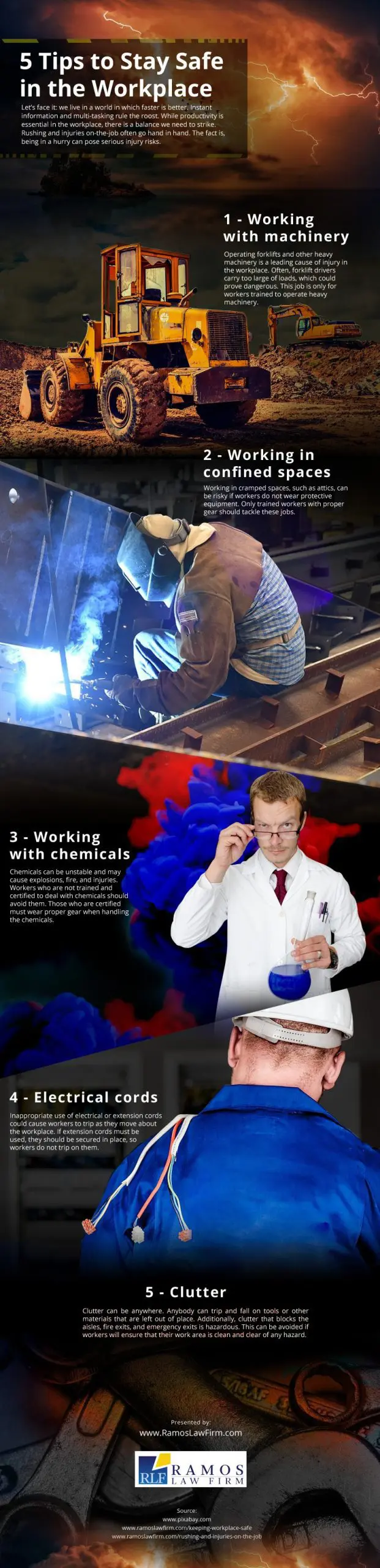 Keeping-the-workplace-safe Infographic