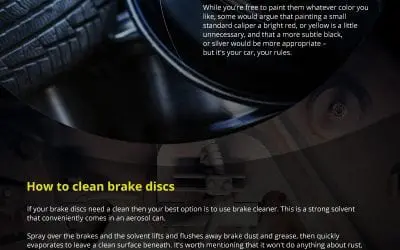 Tips to Keep Your Brakes in Perfect Condition
