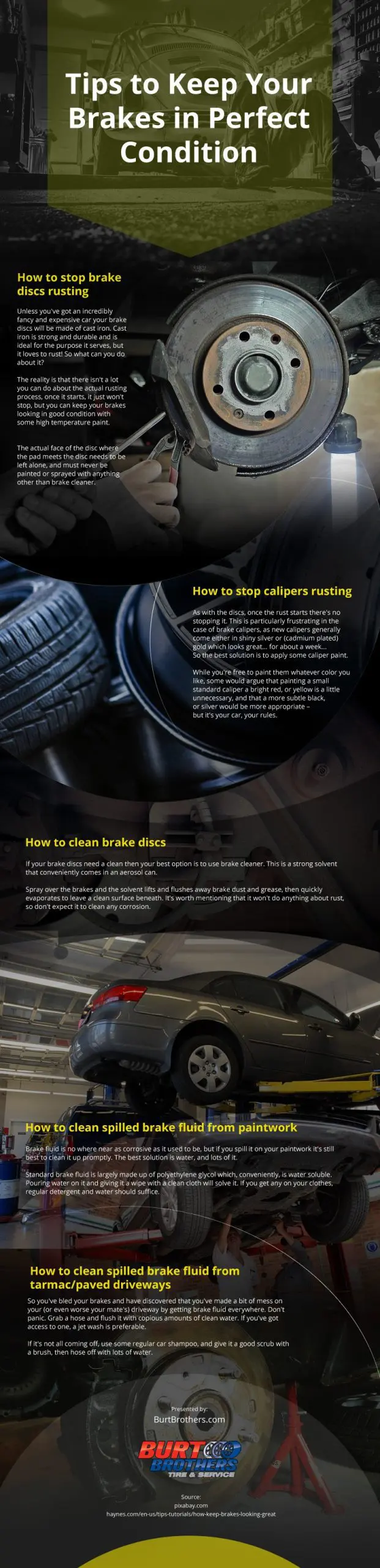 Tips to Keep Your Brakes in Perfect Condition Tips to Keep Your Brakes in Perfect Condition Infographic