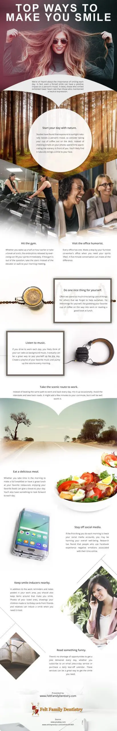 Top Ways to Make You Smile Top-Ways-to-Make-You-Smile Infographic
