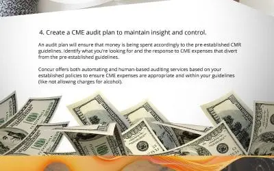 CME Travel and Expense Management Tips