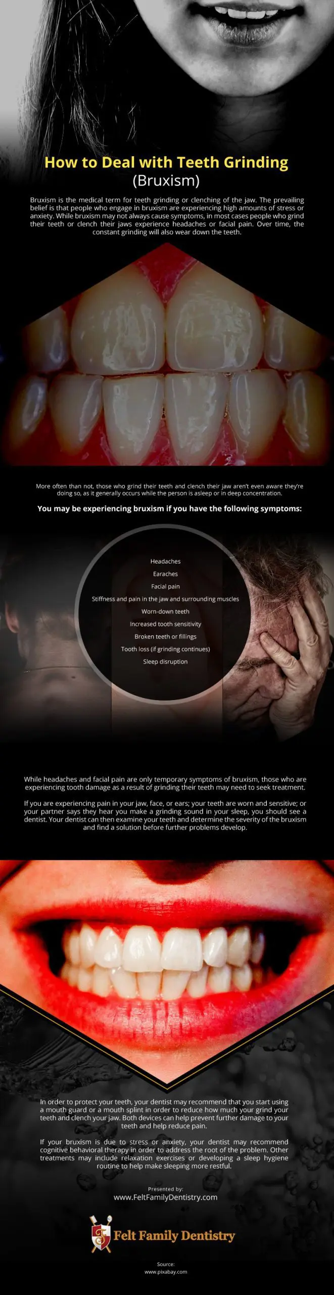 How-to-Deal-with-Teeth-grinding-(Bruxism) Infographic