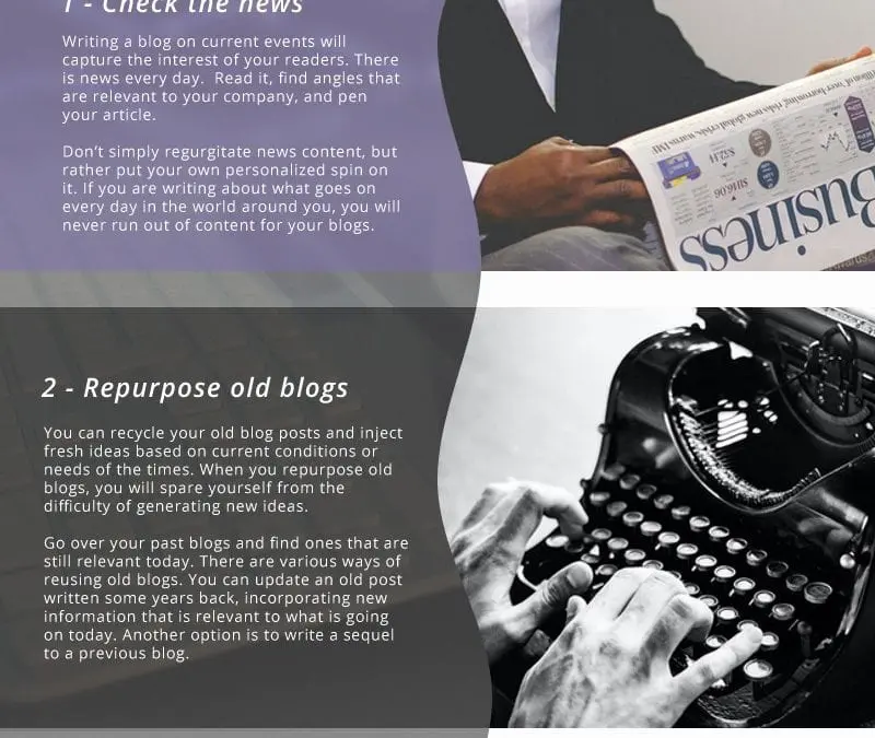 4 Ideas to Generate Good Blog Content