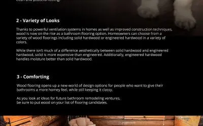 3 Benefits of Wood Flooring for Bathrooms