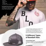 5 Types of Baseball Hats 5 Types of Baseball Hats Infographic