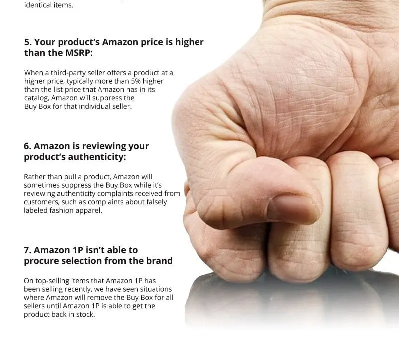 11 Reasons Amazon Sellers Lose the Buy Box