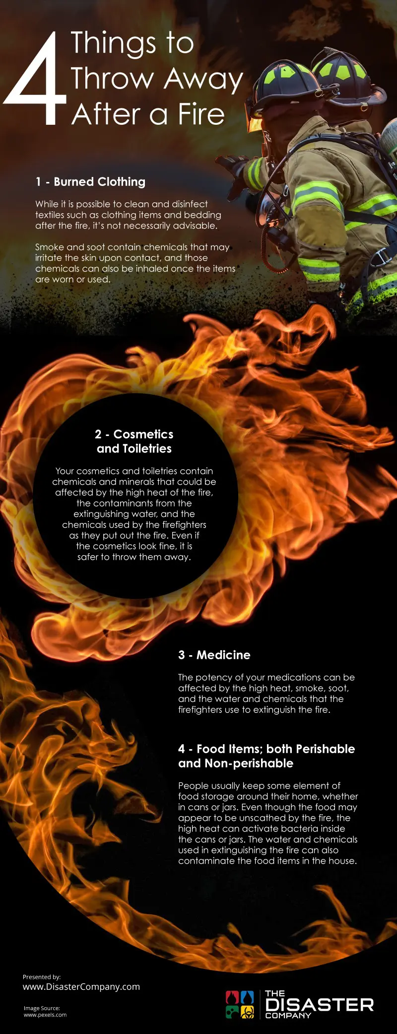 4 Things to Throw Away After a Fire Infographic 4 Things to Throw Away After a Fire Infographic
