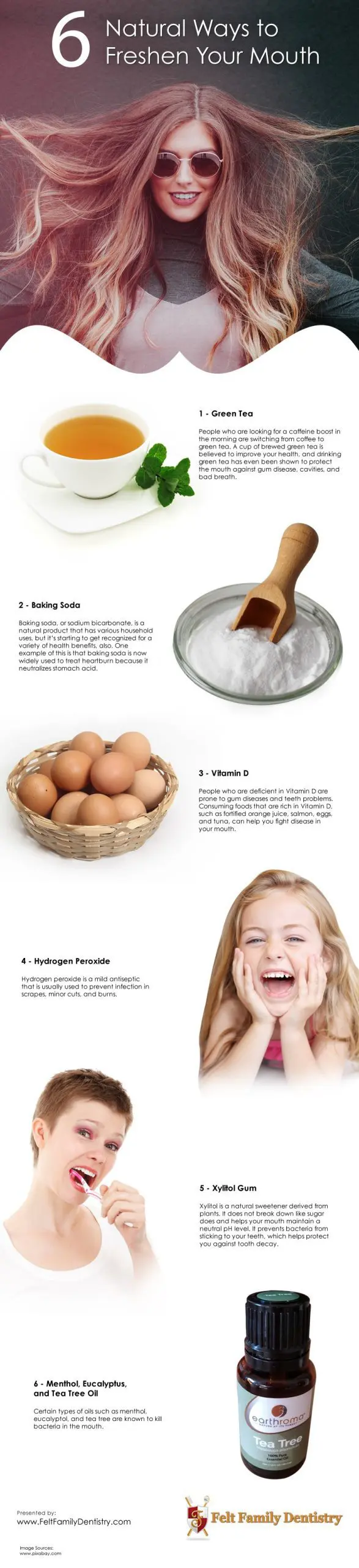 6 Natural Ways to Freshen Your Mouth Infographic