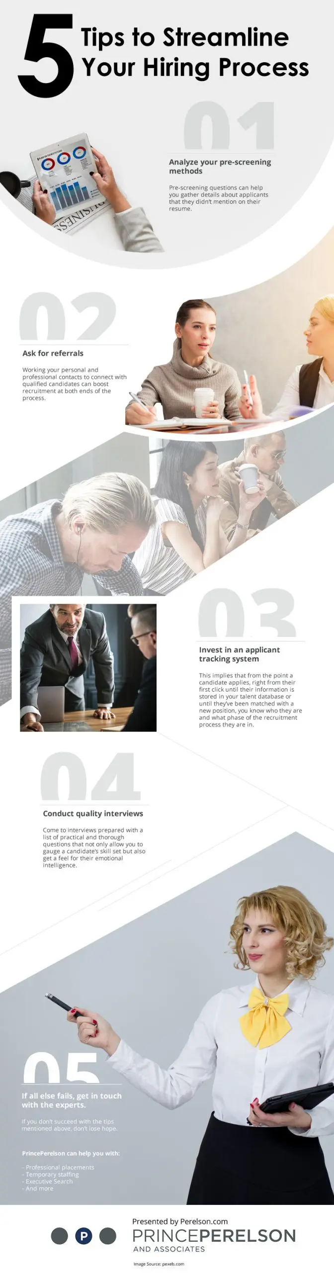 5 Tips to Streamline Your Hiring Process 5 Tips to Streamline Your Hiring Process Infographic