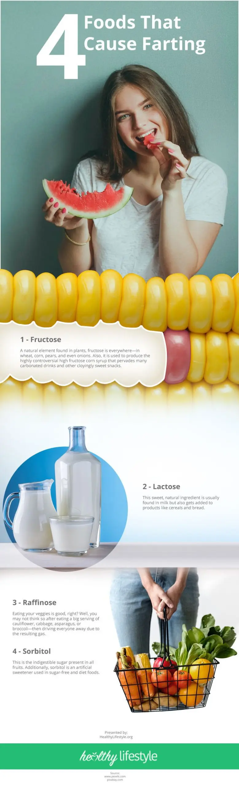 4 Foods That Cause Farting 4 Foods That Cause Farting Infographic