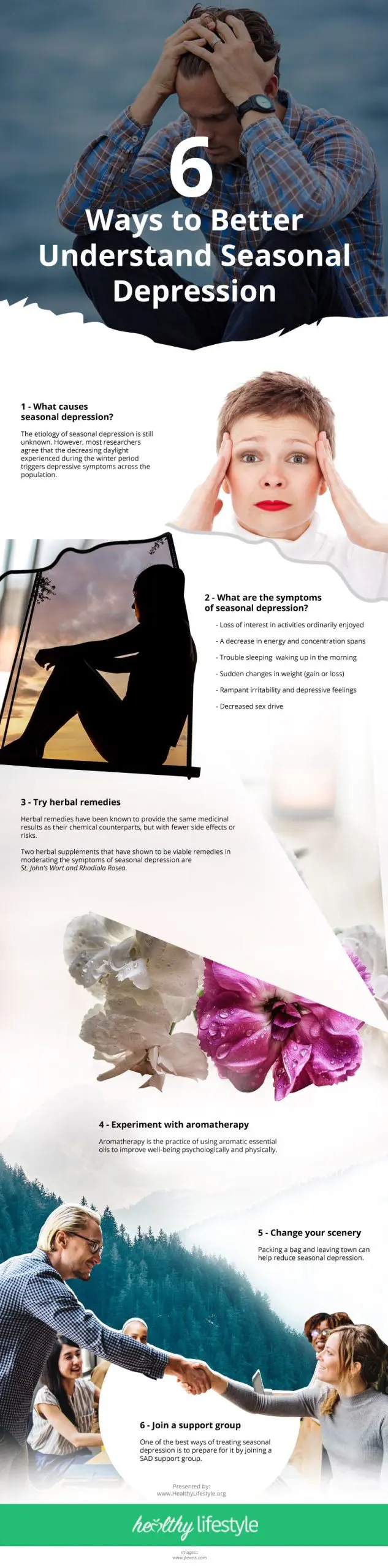 6 Ways to Better Understand Seasonal Depression Infographic