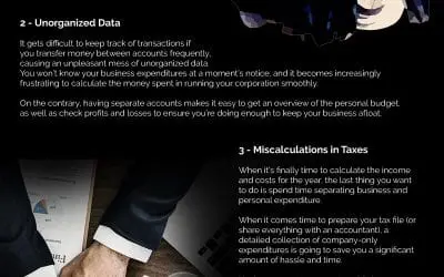 5 Dangers of Mixing Business and Personal Expenses