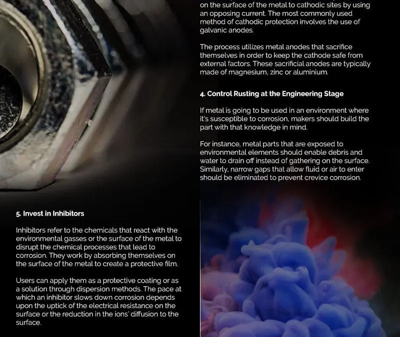 8 Ways to Avoid Corrosion on Metals