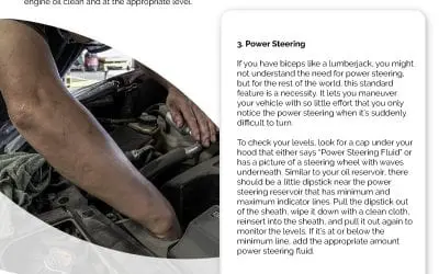 Five Car Fluids You Should Check Regularly