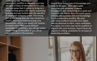 4 Ways Startups Benefit from Hiring an Executive Search Firm