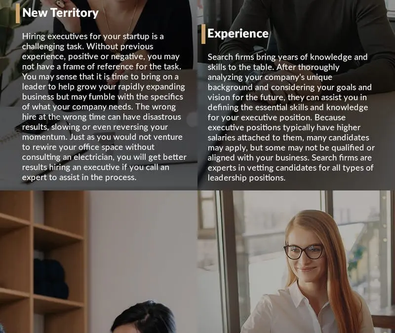 4 Ways Startups Benefit from Hiring an Executive Search Firm