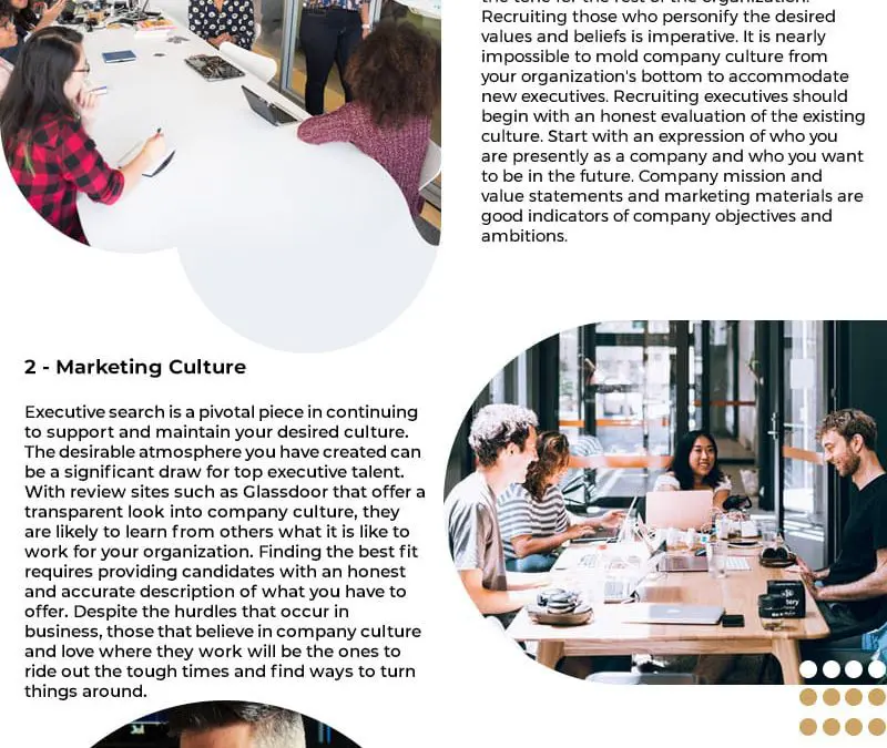 3 Ways Executive Search Supports Company Culture