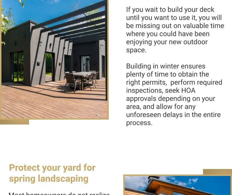 Why winter is the right time to start building your deck