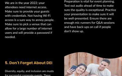 9 Don’ts of Corporate Events