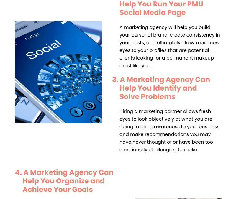 5 Challenges a PMU Marketing Agency Can Solve