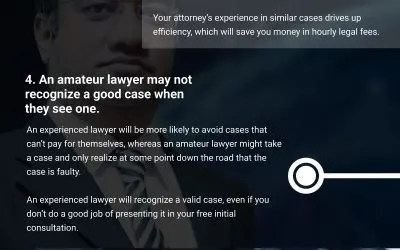 7 Reasons to Avoid Hiring an Amateur Lawyer after a Personal Injury