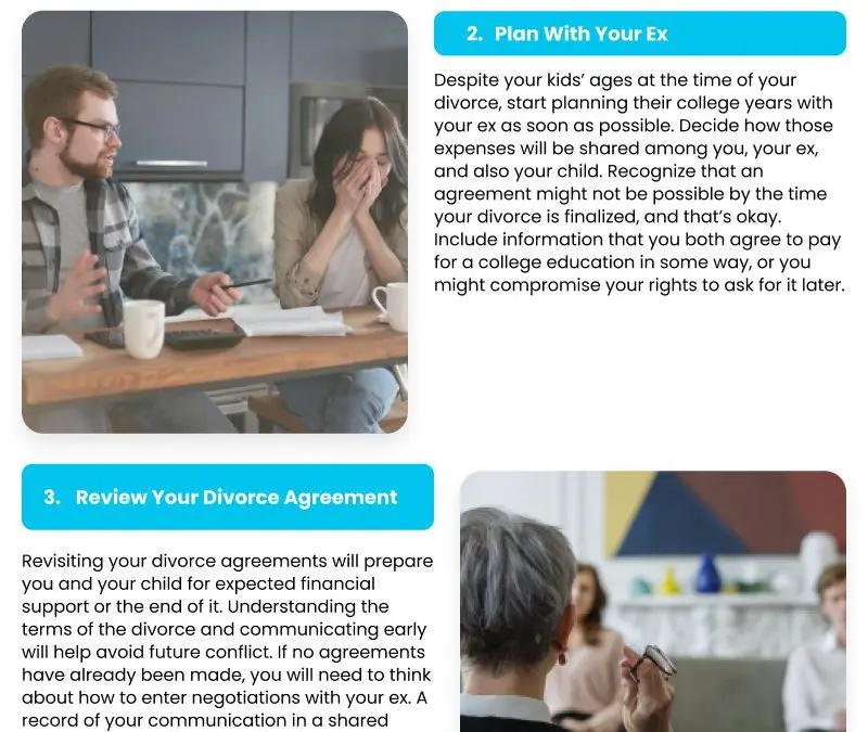 4 Ways to Plan Your Kids College After Divorce