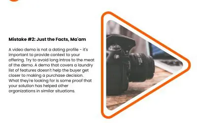3 Costly Mistakes To Avoid in a Video Demo