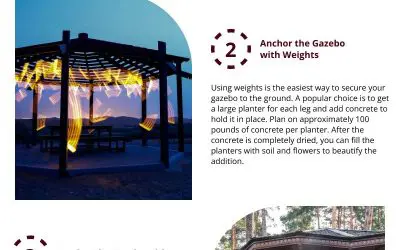 3 Tips in Securing Gazebos