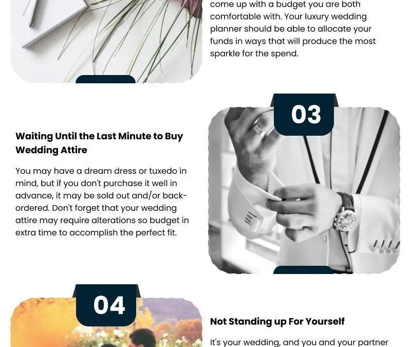 5 Tips to Avoid Luxury Wedding Mistakes