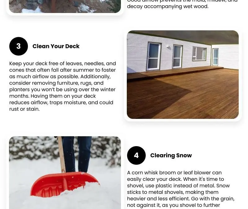 6 Winter Tips for Your Decks