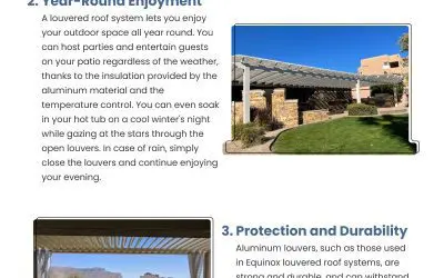 7 Reasons to Install a Louvered Patio Roof System