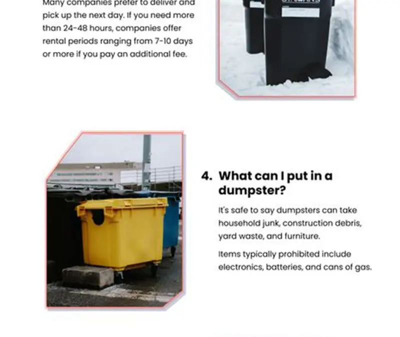 7 FAQs on Dumpster Rental