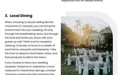 5 Mountain Wedding Perks