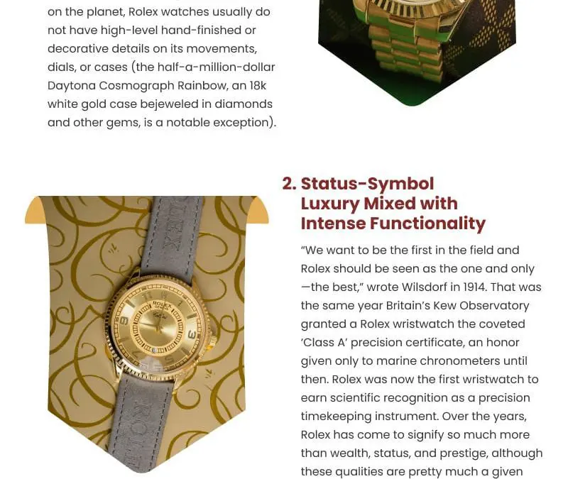 3 Rolex Legacies