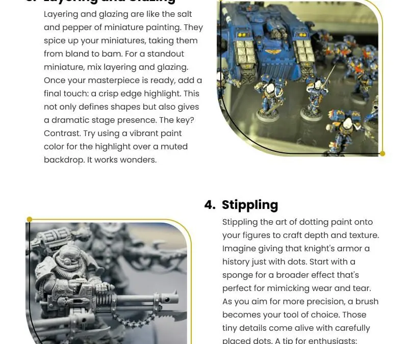 6 Miniature Painting Tricks