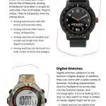 Analog versus Digital Watches Infographic