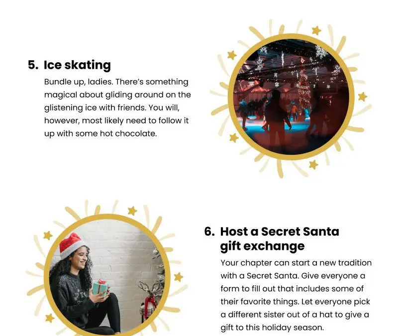 10 Sorority Holiday Activities