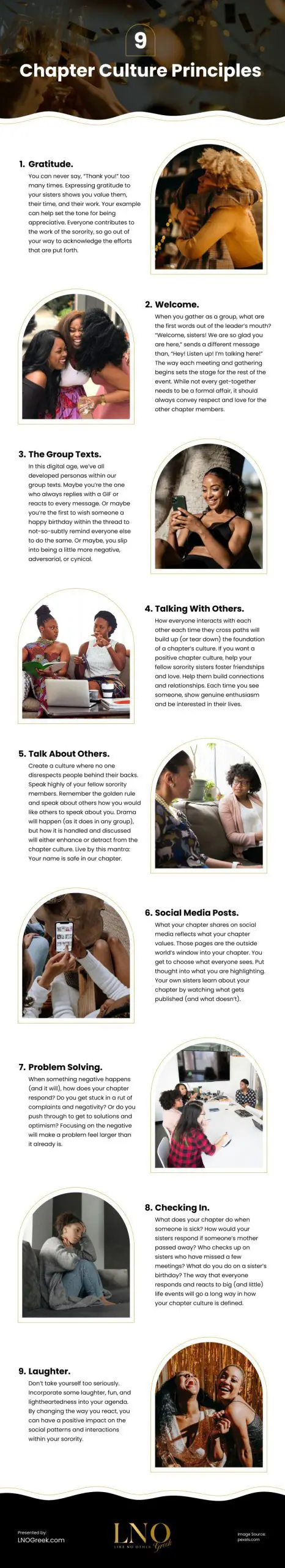 9 Chapter Culture Principles 9 Chapter Culture Principles Infographic