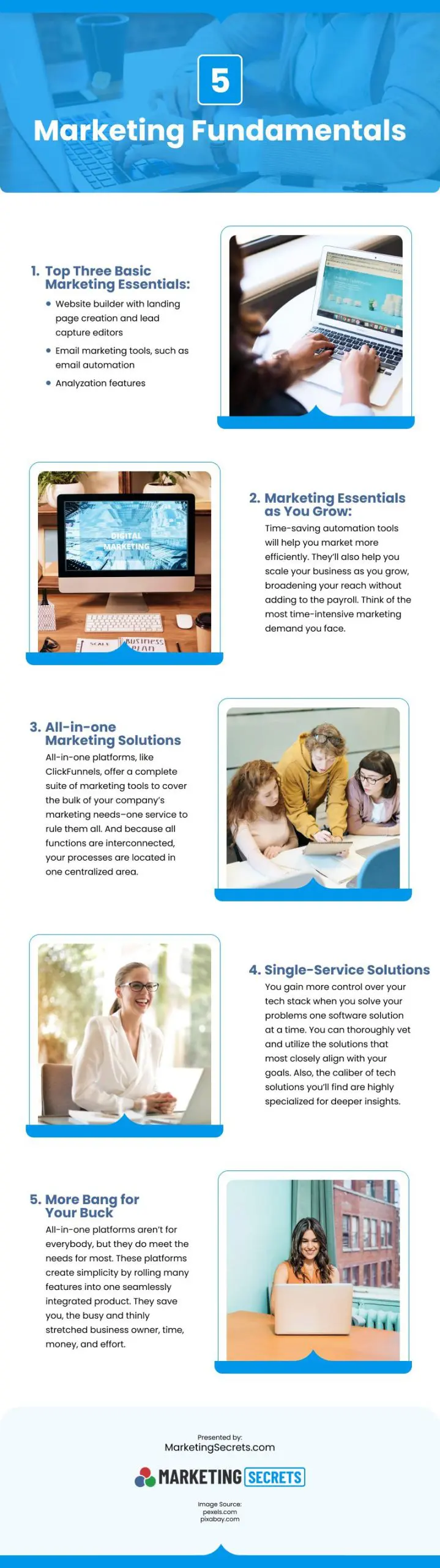 5 Marketing Fundamentals Infographic