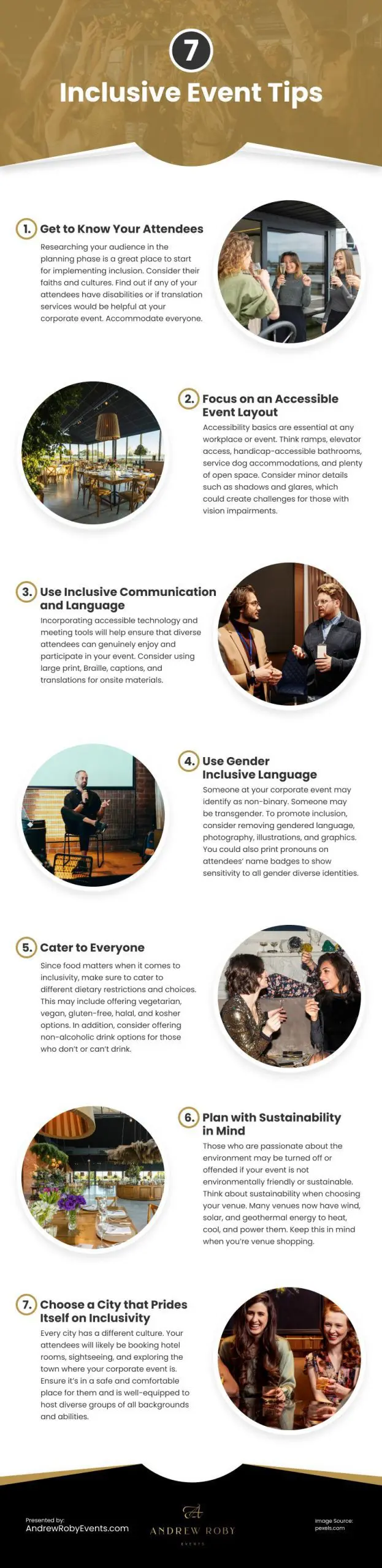 7 Inclusive Event Tips 7 Inclusive Event Tips Infographic
