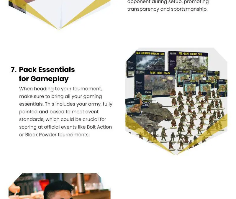 13 Miniature Wargaming Tournament Tips
