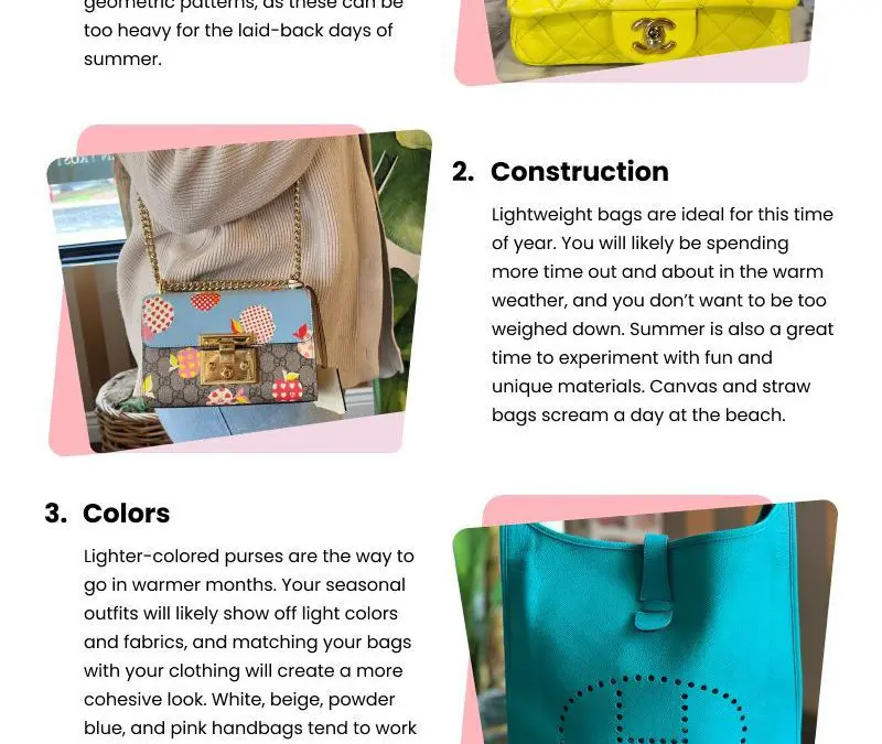 4 Summertime Purse Details