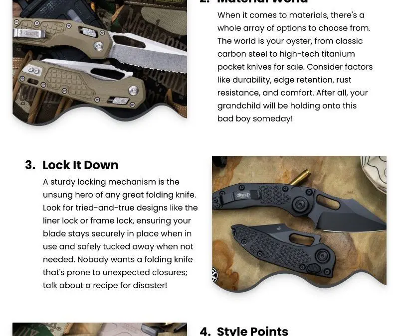 5 Heirloom Folding Knife Considerations